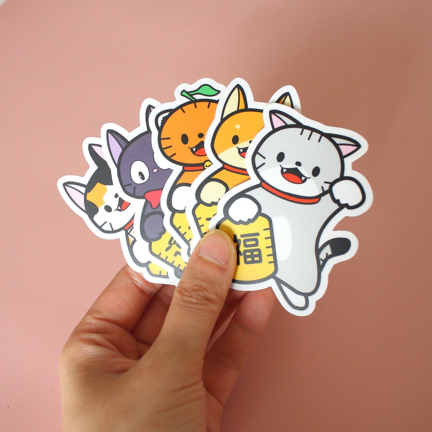 Sticker - Maneki Neko Scottish Fold