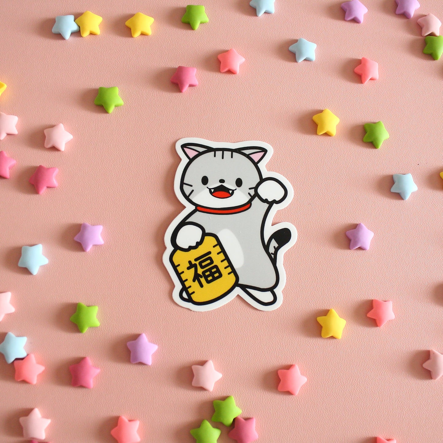 Sticker - Maneki Neko Scottish Fold